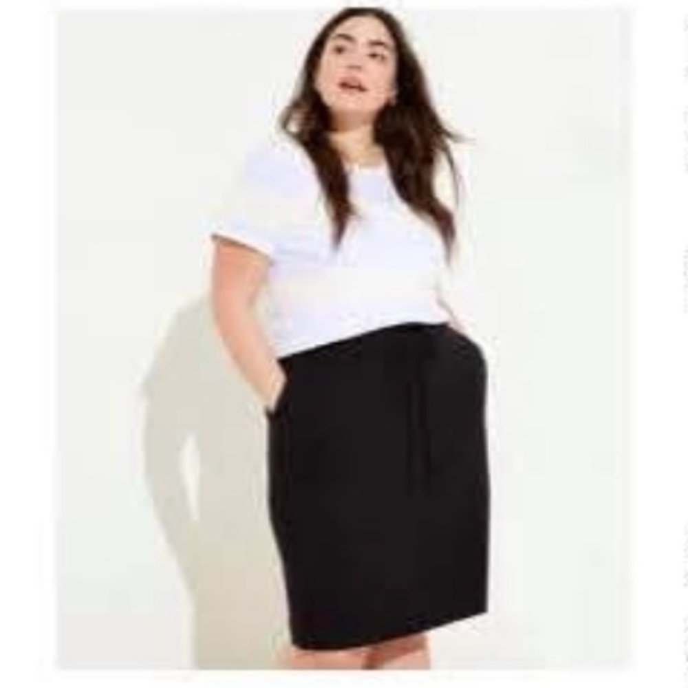LOFT Black Pencil Skirt for Women